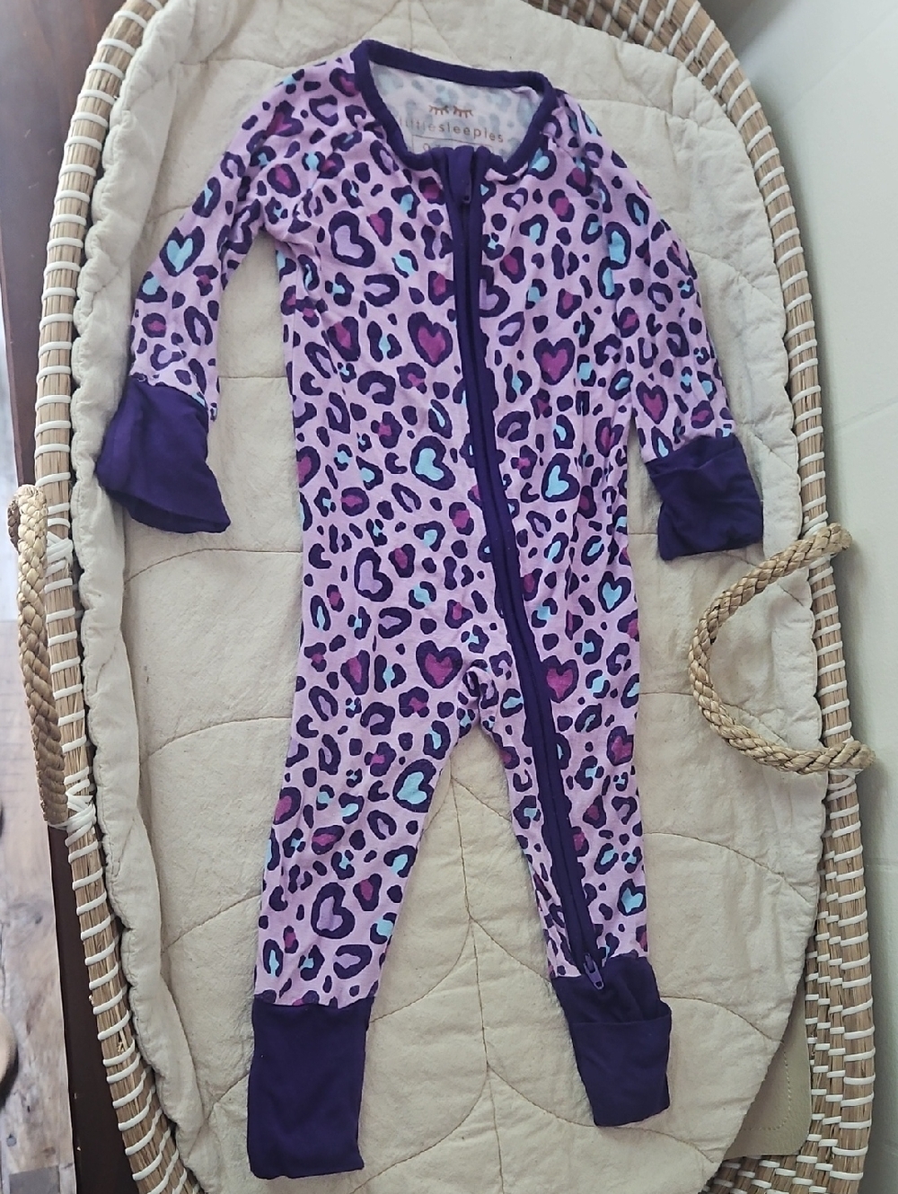 Little Sleepies Wild Hearts 0-3 Months